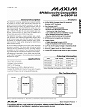 DataSheet MAX3100 pdf